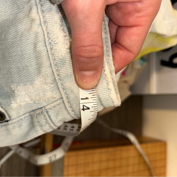 Y2K Bullhead Light Blue Denim mini skirt - Picture 6 of 6